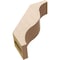 Ekena Millwork 3-inch W x 10-inch D x 10-inch H Funston Rough Cedar Woodgrain TimberThane Knee Brace, Primed BRCUR03X10X10FSTRCPR - alternate 2